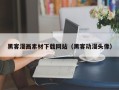 昭通黑客漫画素材下载网站（黑客动漫头像）